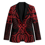 Whero Maori Ta Moko Poutama Art Blazer - Aussie Hoodie