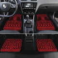 Whero Maori Ta Moko Poutama Art Car Mats