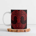 Whero Maori Ta Moko Poutama Art Ceramic Mug - Aussie Hoodie