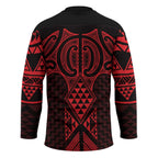 Whero Maori Ta Moko Poutama Art Hockey Jersey - Aussie Hoodie