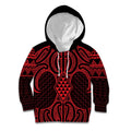 Whero Maori Ta Moko Poutama Art Kid Hoodie