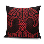 Whero Maori Ta Moko Poutama Art Pillow Cover - Aussie Hoodie