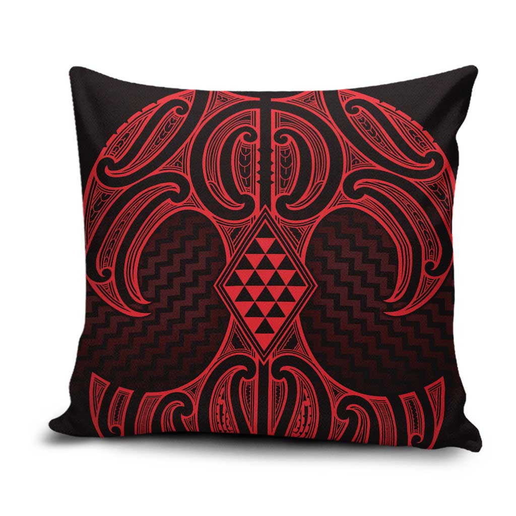 Whero Maori Ta Moko Poutama Art Pillow Cover - Aussie Hoodie