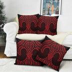 Whero Maori Ta Moko Poutama Art Pillow Cover - Aussie Hoodie