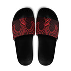 Whero Maori Ta Moko Poutama Art Slide Sandals - Aussie Hoodie