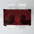 Whero Maori Ta Moko Poutama Art Tablecloth
