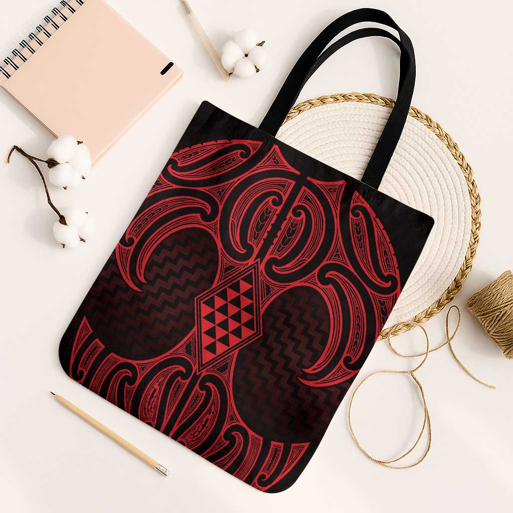 Whero Maori Ta Moko Poutama Art Tote Bag - Aussie Hoodie