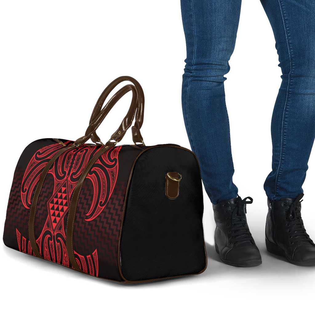 Whero Maori Ta Moko Poutama Art Travel Bag - Aussie Hoodie