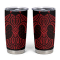 Whero Maori Ta Moko Poutama Art Tumbler Cup