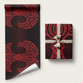 Whero Maori Ta Moko Poutama Art Wrapping Paper - Aussie Hoodie