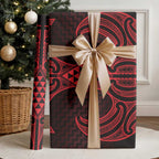 Whero Maori Ta Moko Poutama Art Wrapping Paper - Aussie Hoodie