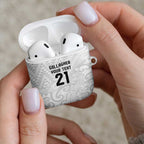 New Zealand Rangatira Custom AirPods Case All White Niho Taniwha Maori Tribal - Aussie Hoodie