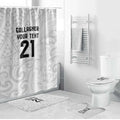New Zealand Rangatira Custom Bathroom Set All White Niho Taniwha Maori Tribal - Aussie Hoodie
