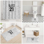 New Zealand Rangatira Custom Bathroom Set All White Niho Taniwha Maori Tribal - Aussie Hoodie
