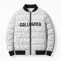 New Zealand Rangatira Custom Bomber Puffer Jacket All White Niho Taniwha Maori Tribal - Aussie Hoodie