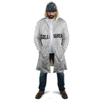 New Zealand Rangatira Custom Cloak All White Niho Taniwha Maori Tribal - Aussie Hoodie