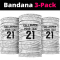 New Zealand Rangatira Custom Neck Gaiter All White Niho Taniwha Maori Tribal - Aussie Hoodie