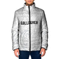 New Zealand Rangatira Custom Padded Jacket All White Niho Taniwha Maori Tribal - Aussie Hoodie