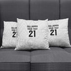 New Zealand Rangatira Custom Pillow Cover All White Niho Taniwha Maori Tribal - Aussie Hoodie