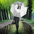 New Zealand Rangatira Custom Umbrella All White Niho Taniwha Maori Tribal - Aussie Hoodie