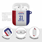 New Zealand Rugby Pacific Personalised AirPods Case Maori Style Tribal Tapa Pattern - Aussie Hoodie