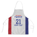 New Zealand Rugby Pacific Personalised Apron Maori Style Tribal Tapa Pattern - Aussie Hoodie