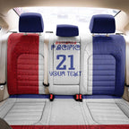 New Zealand Rugby Pacific Personalised Back Car Seat Cover Maori Style Tribal Tapa Pattern