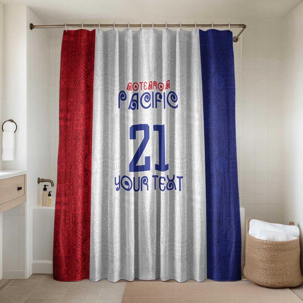 New Zealand Rugby Pacific Personalised Bathroom Set Maori Style Tribal Tapa Pattern - Aussie Hoodie