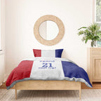 New Zealand Rugby Pacific Personalised Bedding Set Maori Style Tribal Tapa Pattern