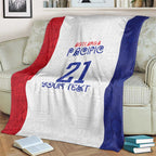 New Zealand Rugby Pacific Personalised Blanket Maori Style Tribal Tapa Pattern