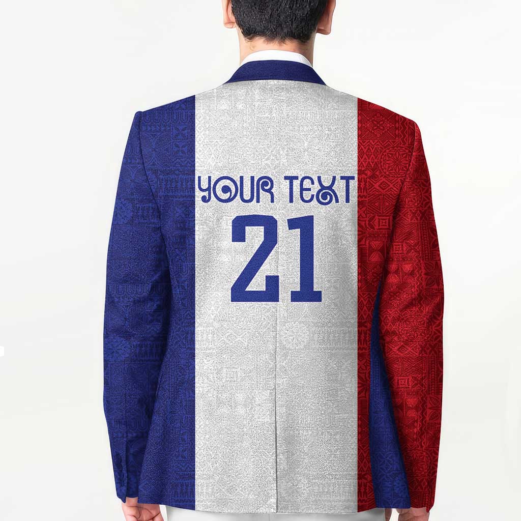 New Zealand Rugby Pacific Personalised Blazer Maori Style Tribal Tapa Pattern - Aussie Hoodie