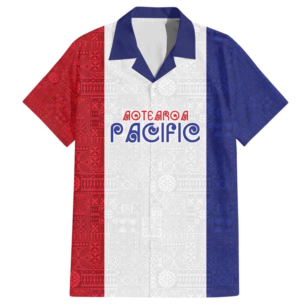 New Zealand Rugby Pacific Personalised Family Matching Summer Maxi Dress and Hawaiian Shirt Maori Style Tribal Tapa Pattern
