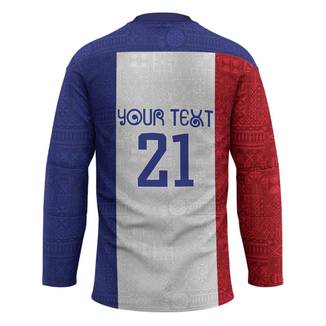 New Zealand Rugby Pacific Personalised Hockey Jersey Maori Style Tribal Tapa Pattern - Aussie Hoodie