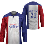 New Zealand Rugby Pacific Personalised Hockey Jersey Maori Style Tribal Tapa Pattern - Aussie Hoodie
