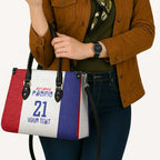 New Zealand Rugby Pacific Personalised Leather Bag Maori Style Tribal Tapa Pattern - Aussie Hoodie