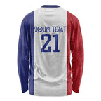 New Zealand Rugby Pacific Personalised Long Sleeve Shirt Maori Style Tribal Tapa Pattern
