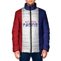 New Zealand Rugby Pacific Personalised Padded Jacket Maori Style Tribal Tapa Pattern - Aussie Hoodie