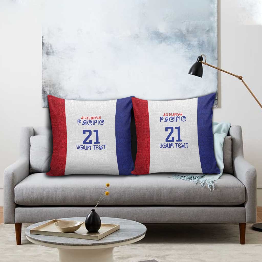 New Zealand Rugby Pacific Personalised Pillow Cover Maori Style Tribal Tapa Pattern - Aussie Hoodie