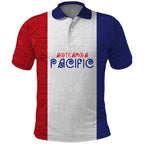 New Zealand Rugby Pacific Personalised Polo Shirt Maori Style Tribal Tapa Pattern