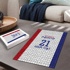 New Zealand Rugby Pacific Personalised Puzzle Maori Style Tribal Tapa Pattern - Aussie Hoodie