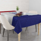 New Zealand Rugby Pacific Personalised Tablecloth Maori Style Tribal Tapa Pattern