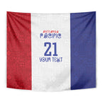 New Zealand Rugby Pacific Personalised Tapestry Maori Style Tribal Tapa Pattern