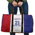 New Zealand Rugby Pacific Personalised Travel Bag Maori Style Tribal Tapa Pattern - Aussie Hoodie