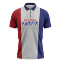 New Zealand Rugby Pacific Personalised Zipper Polo Shirt Maori Style Tribal Tapa Pattern - Aussie Hoodie