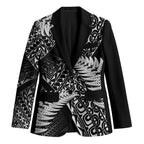New Zealand Rugby Pacific Personalised Blazer All Black Maori Pasifika Fern Pattern - Aussie Hoodie