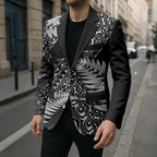 New Zealand Rugby Pacific Personalised Blazer All Black Maori Pasifika Fern Pattern - Aussie Hoodie