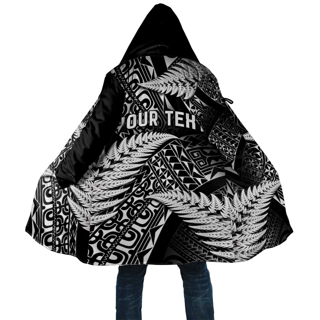 New Zealand Rugby Pacific Personalised Cloak All Black Maori Pasifika Fern Pattern - Aussie Hoodie