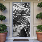 New Zealand Rugby Pacific Personalised Door Cover All Black Maori Pasifika Fern Pattern - Aussie Hoodie
