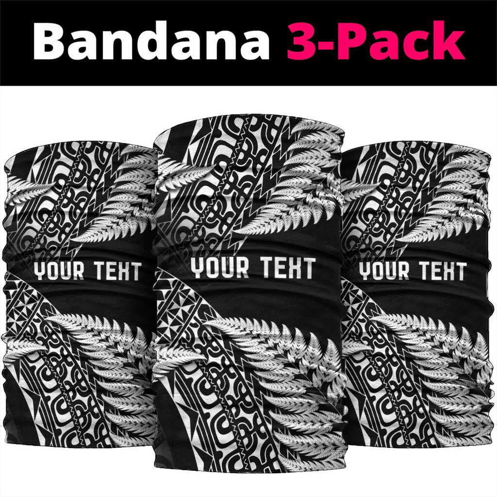 New Zealand Rugby Pacific Personalised Neck Gaiter All Black Maori Pasifika Fern Pattern - Aussie Hoodie