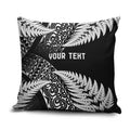 New Zealand Rugby Pacific Personalised Pillow Cover All Black Maori Pasifika Fern Pattern - Aussie Hoodie